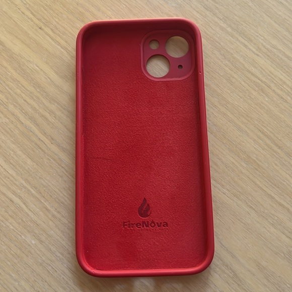 FireNova iPhone 13 Case, Silicone Phone Case Deep Red - Picture 8 of 9